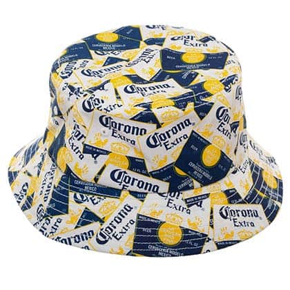  Corona Extra Labels Mens Beer Bucket Hat 